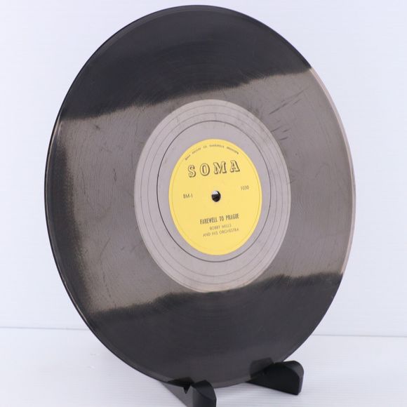 Bobby Mills - Farewell To Prague / Golden Age Waltz 10" 78 rpm Record 1030 Czech - Picture 5 of 16